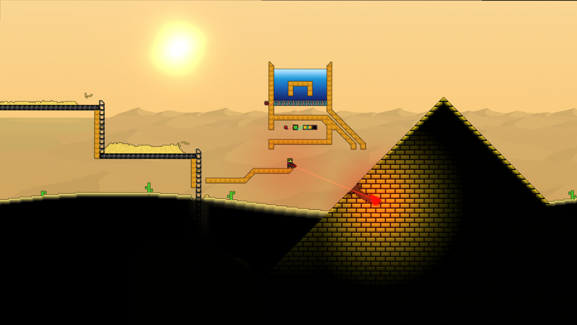 Mining a buried pyramid: ruins of the ancient civilization hide the late game.